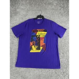 Jordan Shirt Mens XL Purple Air Times 91 to Infinity Michael Jordan Graphic Tee